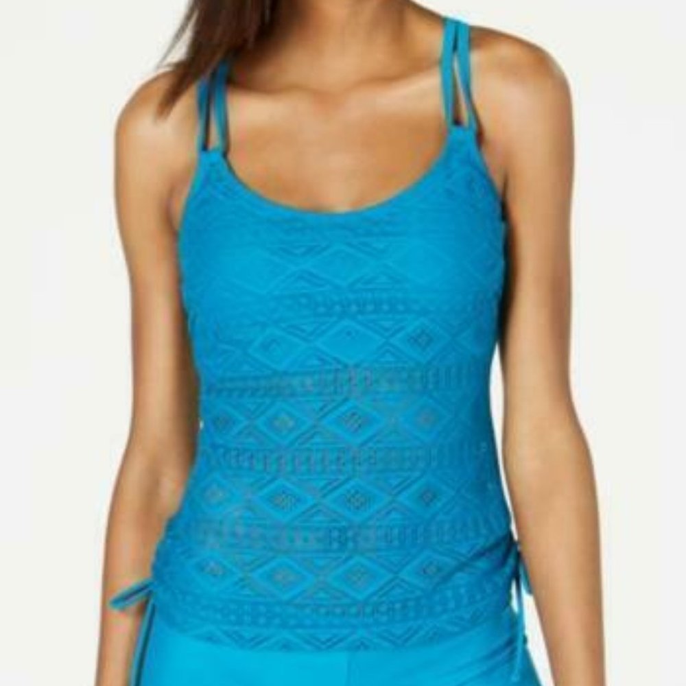 Hula Honey Diamond Crochet Tankini Top